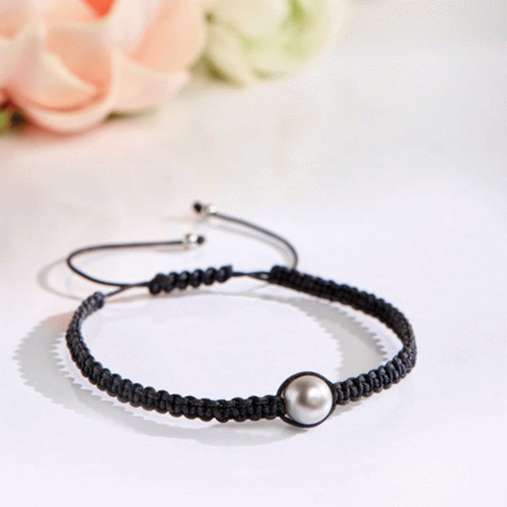 Freshwater Pearl Macramé Bracelet